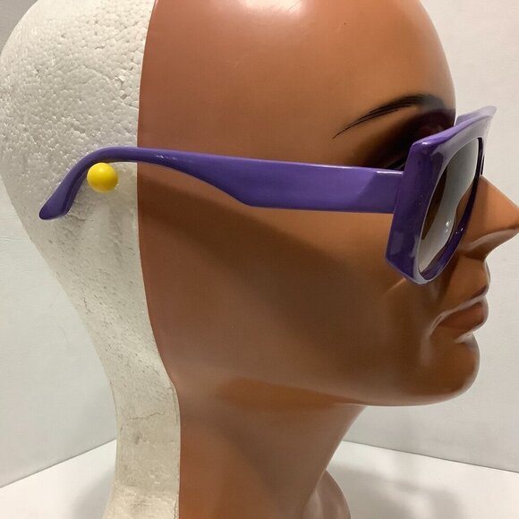 Vintage Anne Klein II For Riviera Purple Sunglasses Made Hong Kong main image 6